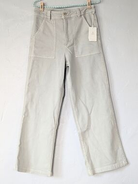 NWT Roark HWY SS125 Wide Leg Sailor Pant - Cement Grey - Size 26
